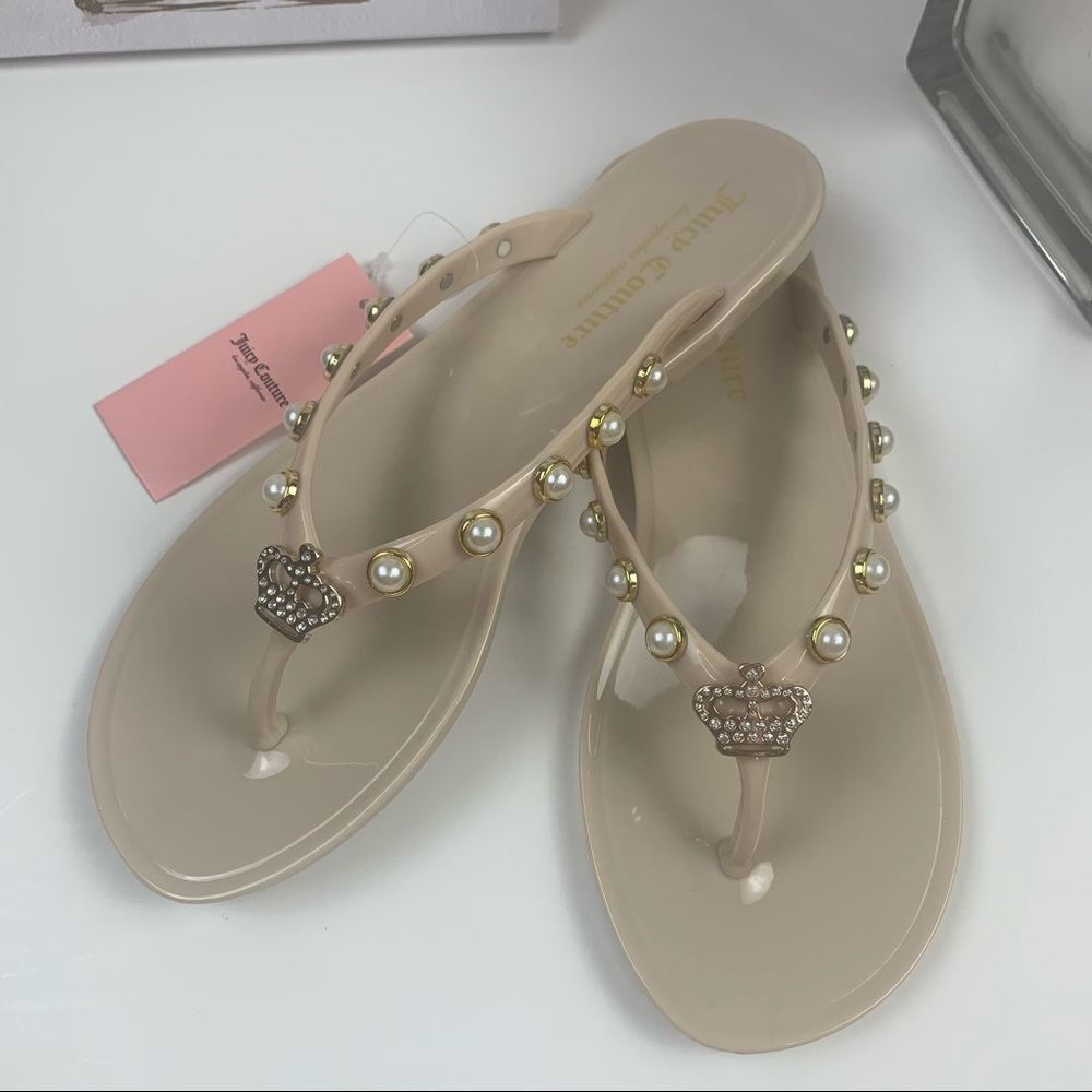 Juicy Couture Jeweled Sandals 6